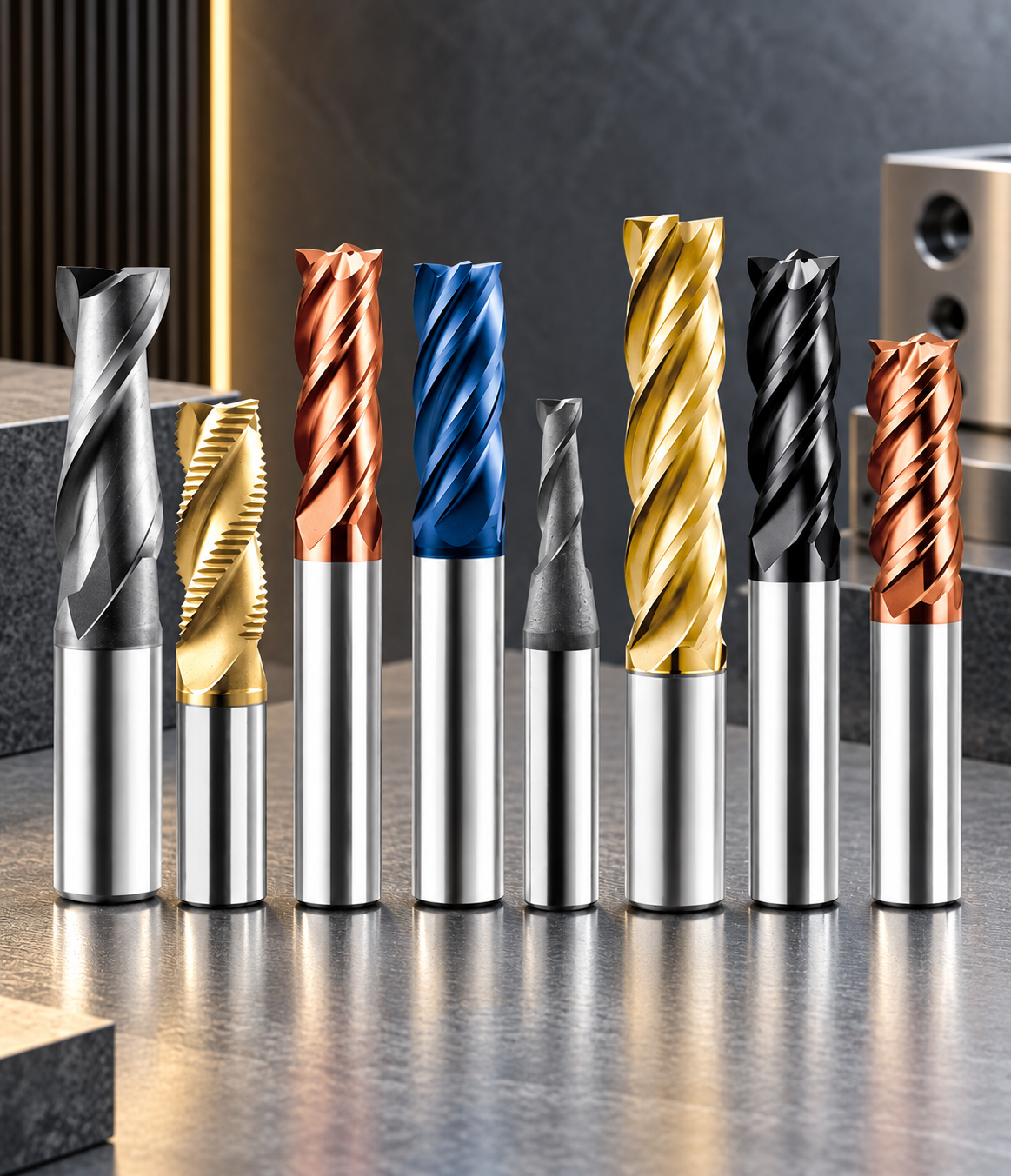 End Mills for CNC Milling and VMC Machining